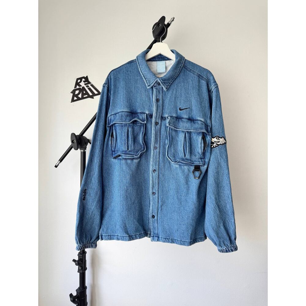 Nike x NOCTA Drake Opal Lily Pad Denim Utility Jacket